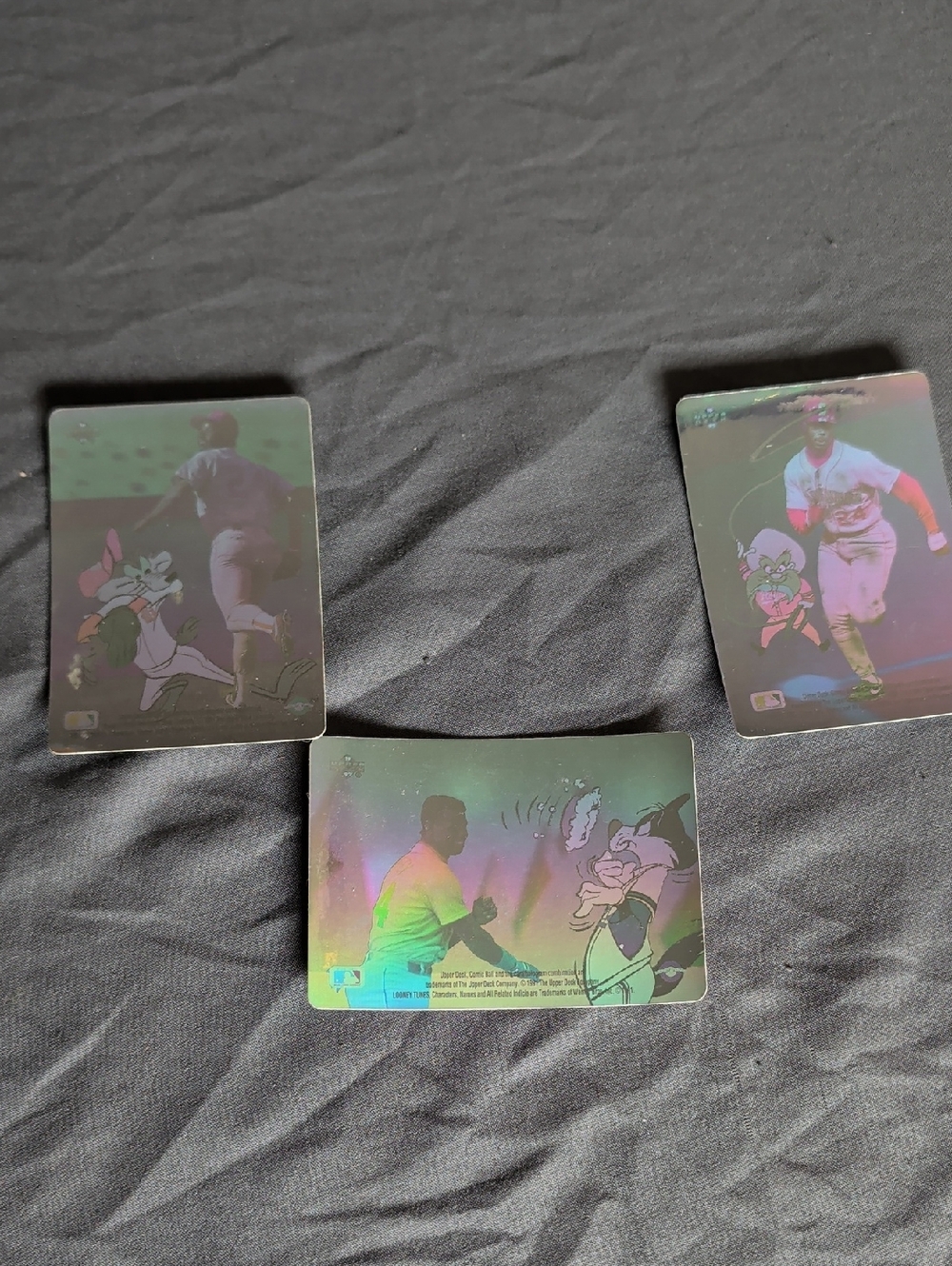 Upper Deck Looney Tunes Comic Ball Ken Griffey Jr Holographic Vending Stickers